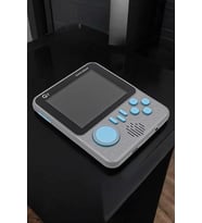 Mini Atari El Atarisi 3.5 İnç Ekran Çift Konsol 666 Adet Retro Oyun Gameboy El Atarisi