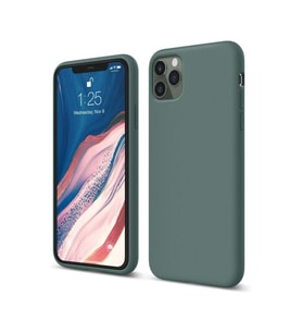 Iphone 11 Kılıf First Silikon - Koyu Yeşil