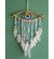 Rüya Kapanı Dream Catcher Göz Tasarımı Model 3 (Çok Renkli)