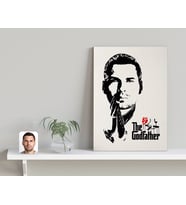 BK Gift Kişiye Özel Godfather Baba Tasarımlı Kanvas Tablo-1