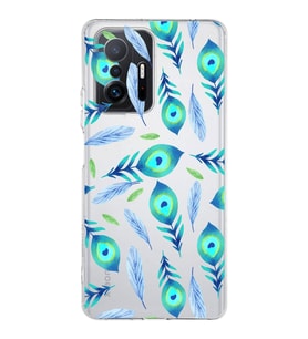 PrintiFy Xiaomi Mi 11T Pro ile Uyumlu 1mm Slim Fit Nazar Boncuğu 3 Baskılı Şeffaf  Kılıf