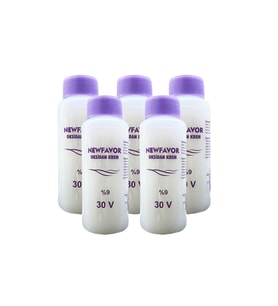 5 Adet Oksidan Krem Saç Boya Sıvısı 9'luk 30 volüme 60 ml