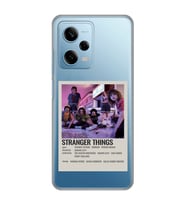 Redmi Note 12 Pro 5G Uyumlu Stranger Things Minimalist Poster Desenli Şeffaf Telefon Kılıfı
