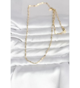 Northcity CM 14K Gold Renk İnce Ataç Zincir Model 60 cm Kadın Kolye 5886