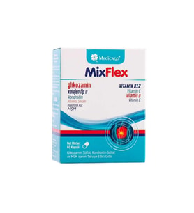 Mixflex Multivitamin, Tip 2 Kolajen Ve Multimineral İçeren Gıda Takviyesi 60 Kapsül