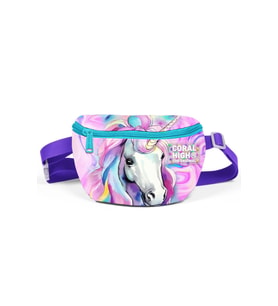 Coral High Renkli Unicorn Desenli Bel Çantası 11542