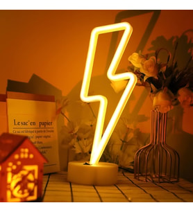 River World Led Lamba Neon Şimşek