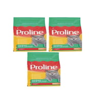 Pro Line Sterilised Tavuklu Kısır Kedi Maması 1.2 Kg*3 Adet (Kahverengi)