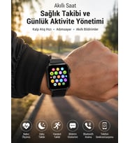 Telefon Görüşmesi Destekli, Nabız Ölçümü Ve Uyku Analizi Özelliklerine Sahip Akıllı Saat
