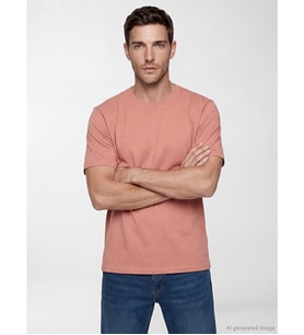 LCWAIKIKI Classic Mercan Regular Fit İnce Kumaş Tişört /03
