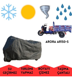 Arora AR150-5 Kargo Kabinsiz Kasalı Motor Brandası Su Geçirmez