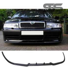 Skoda Octavia Mk2 Cupra R Uyumlu Ön Lip Mat Siyah Ön Tampon Lip