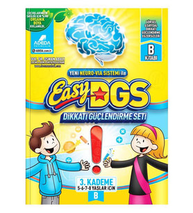 Easy Dikkat Güçlendirme Kitabı 5/8 Yaş B