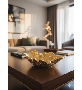 FINY DEKORATIF TABAK GOLD 33X19X9 CM
