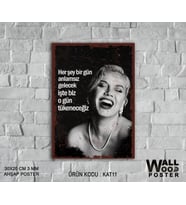 Ahşap Poster 30x20 Cm ( Sezen Aksu ) A Kalite