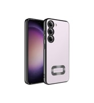 Samsung Galaxy S23 Uyumlu Kılıf Kamera Korumalı Logo Gösteren Zore Omega Kapak