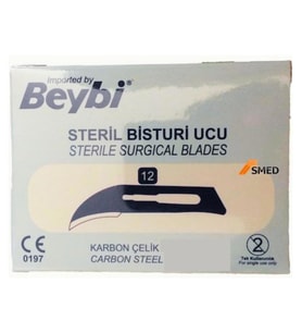 BEYBİ - BİSTÜRİ UCU NO : 12 - 100 ADET - 1 PAKET