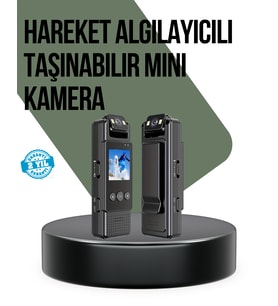 Gece Görüşlü Döngüsel Kayıt Destekli Mini Kamera