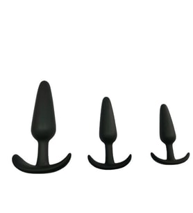 Silikon Kolay Tutulabilir 3 Farklı Boyda Plug Seti