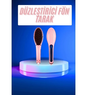Saç Düzleştirici Tarak Dijital Göstergeli Seramik Kaplama Sıkı Dişli