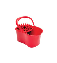 Kırmızı Flora Kirli Su Hazneli Kova, Pratik ve Şık Temizlik Gereciği