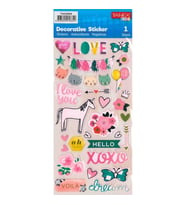 TANEX KIDS TNX-25806 DEKOTARİF ETİKETLER - KABARTMALI RÜYA ALEMİ - 1 ADET