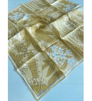 Armine Sura İpek Eşarp 9353-35 Sarı Karışık Desen