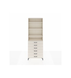 Arges Dolap 4 Raflı 6 Çekmeceli 88x30x243 Aytaşı-Aytaşı