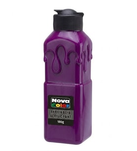 Nova Color Akrilik Boya 180Gr Mor - 3 adet