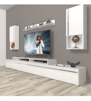 Decoraktiv Ekoflex 270TA Mdf Tv Ünitesi Tv Sehpası - Parlak Beyaz