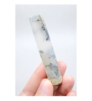Soft Blue Tonlarında Cilalı Merlinit (Dendritik Opal) Serbest Form, 34g