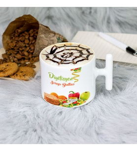 Diyetisyene Hediye Latte Fincanı 002