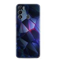 Tecno Pova Neo Kılıf Resimli Desenli Silikon Platinium Series Üçgenler 2 1872