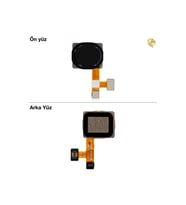 Samsung Galaxy A21 Parmak İzi Filmi ile Uyumlu Siyah Parmak izi film kablosu parmak izi sensörü filmi home tuşu film kablosu touch id film kablosu parmak izi soketi