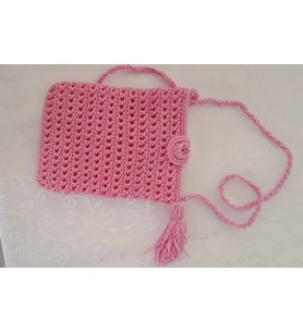 Pembe Örgü Çanta (Pembe)