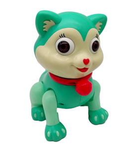 CANALİ Toys Pilli Yürüyen Kedi FW-2070A (Yeşil)