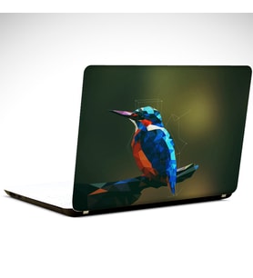 Mavi Kuş Laptop Sticker 12 İnch (29X24CM)