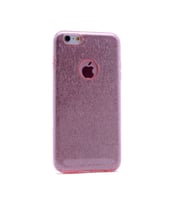 Apple iPhone 6 Uyumlu Kılıf Zore Shining Silikon (Rose Gold Altın)