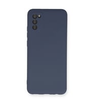 Samsung Galaxy A03s Kılıf Nano İçi Kadife Silikon - Gri