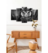 Baykuş 5 Parçalı Mdf Tablo