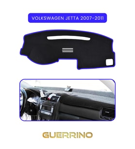 VOLKSWAGEN Jetta (2007-2011)TORPİDO KORUMA HALISI MAVİ KENAR