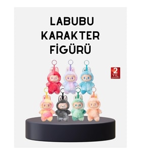 Mey İthalat® Labubu Koleksiyonluk Peluş Oyuncak – Yumuşak Kumaşlı, Dekoratif Tasarım, Hediyelik