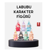 Mey İthalat® Labubu Koleksiyonluk Peluş Oyuncak – Yumuşak Kumaşlı, Dekoratif Tasarım, Hediyelik