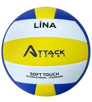 Attack sport Lina-2 Voleybol antrenman topu (Sarı-Mavı)