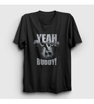 Presmono Unisex Siyah Yeah Buddy Gym Spor Ronnie Coleman T-Shirt 363788tt