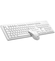Lecoo CM101 USB Kablolu Türkçe Q Klavye - Mouse Set Beyaz