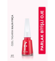 Nail Enamel Yüksek Pigmentli & Parlak Bitişli Oje Fne-377 Red Coral (Kırmızı)
