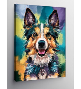Kanvas Tablo Sevimli Köpek