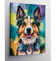 Kanvas Tablo Sevimli Köpek