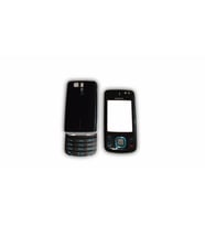 Nokia 6600s Kapak Nokia 6600s uyumlu Siyah ön Kapak Arka Kapak ve Tuş Takımı